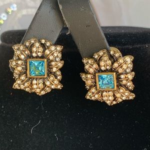 Heidi Daus Garland of Pave Clip Earrings